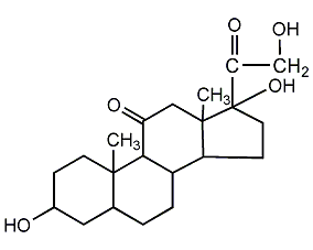 四氫可的松結(jié)構(gòu)式